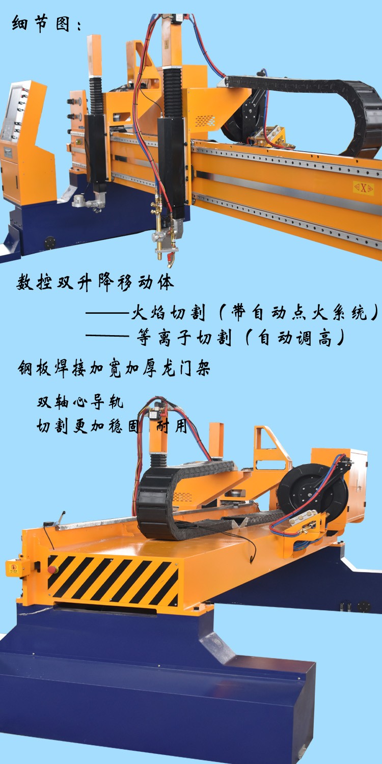 XRSK-LMS重型龍門(mén)式數(shù)控切割機(jī)細(xì)節(jié)圖
